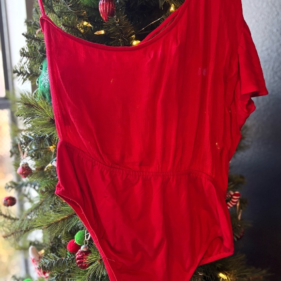 Land of the Free red bodysuit - Picture 4 of 5
